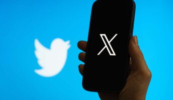 Twitter and X logo