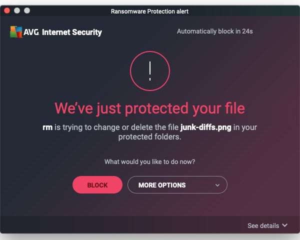 avg file protected