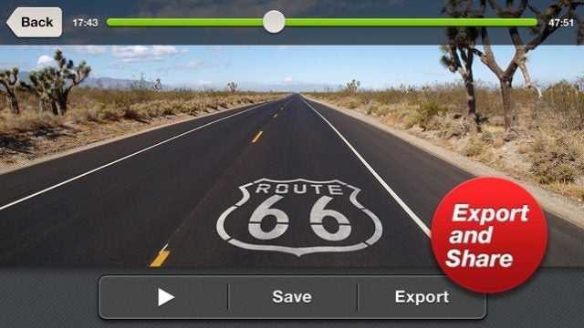 Car Camera dash cam app video export