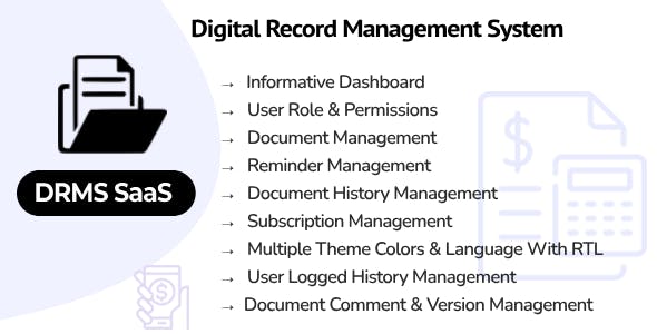 DRMS SaaS - Digital Record Management System
