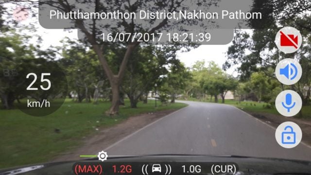 KM Camcorder dash cam app video