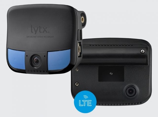 Lytx front and rear dash cam