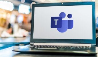 Microsoft Teams on Laptop