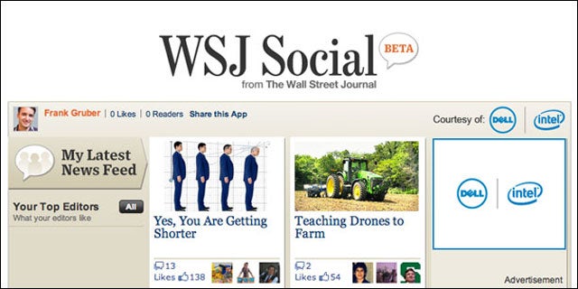 WSJ Social Facebook App