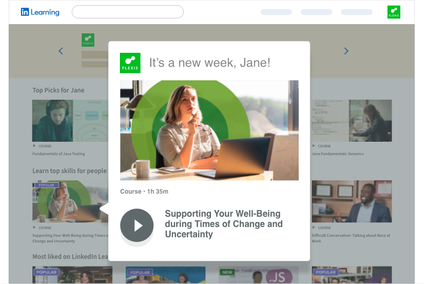 LinkedIn learning platform screenshot