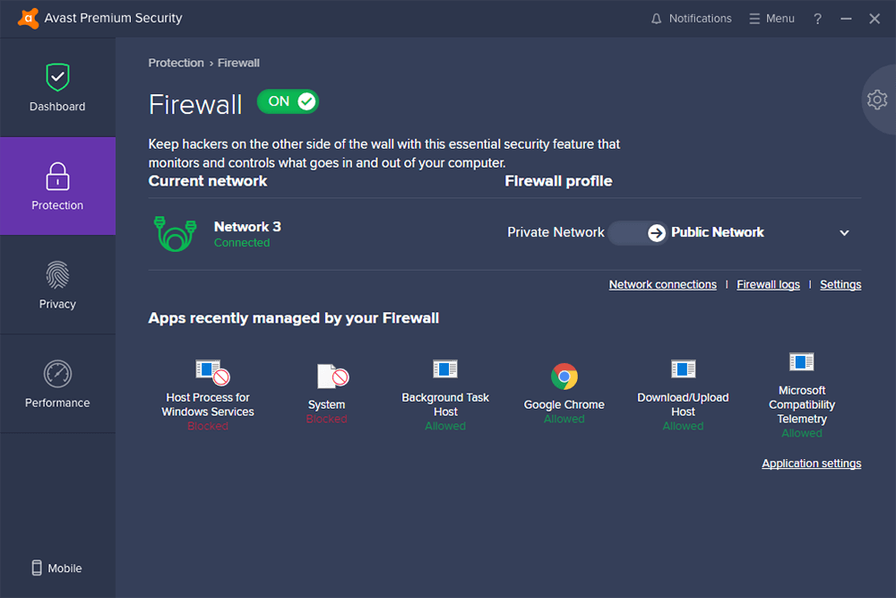 avast premium security for mac firewall