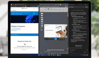 Copilot for Windows aids users from the righthand sidebar