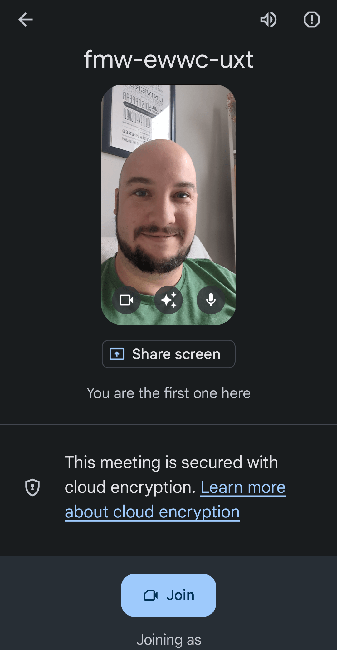 Google Meet App Preview Meeting