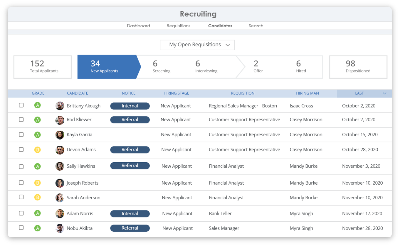 ADP applicant tracking system integration with ClearCompany