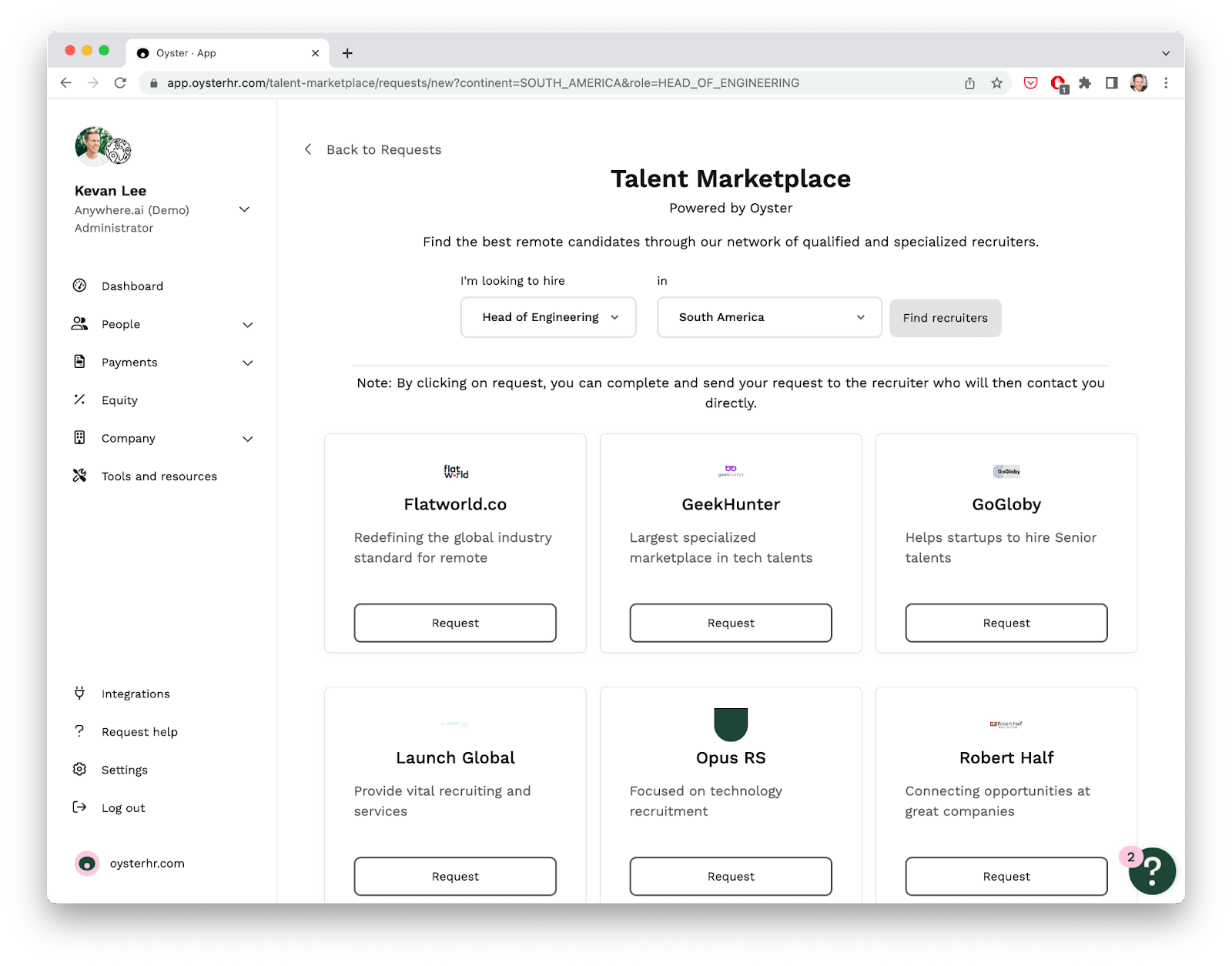 Oyster: The talent marketplace
