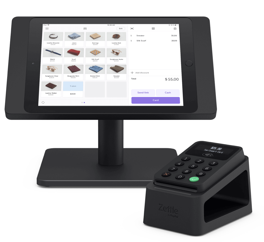Paypal Zettle POS system